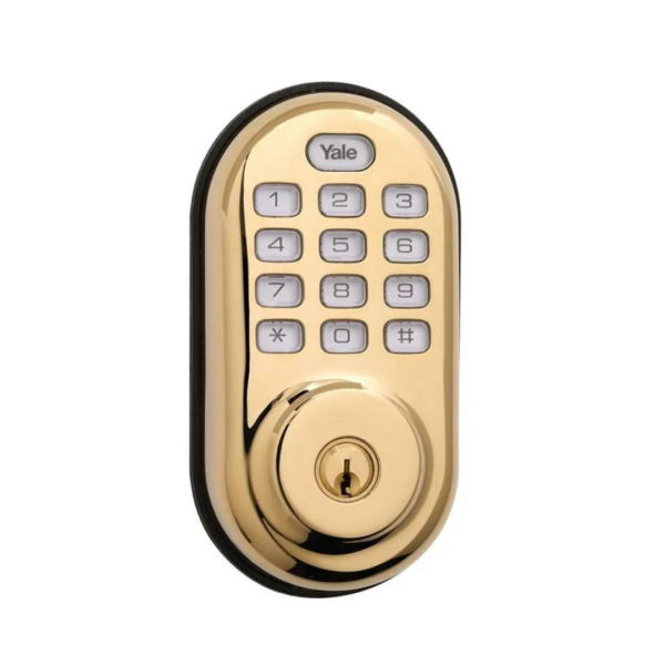 Yale Security Electronic Push Button Deadbolt Fully Motorized on Sale
