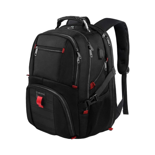 Yorepek RS-A1 Travel 17  Laptop Backpack with USB Charging Port Fashion