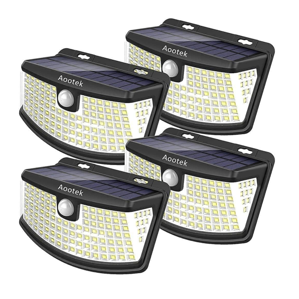 4-Pack 120 LED s Solar Motion Sensor Lights Online Hot Sale