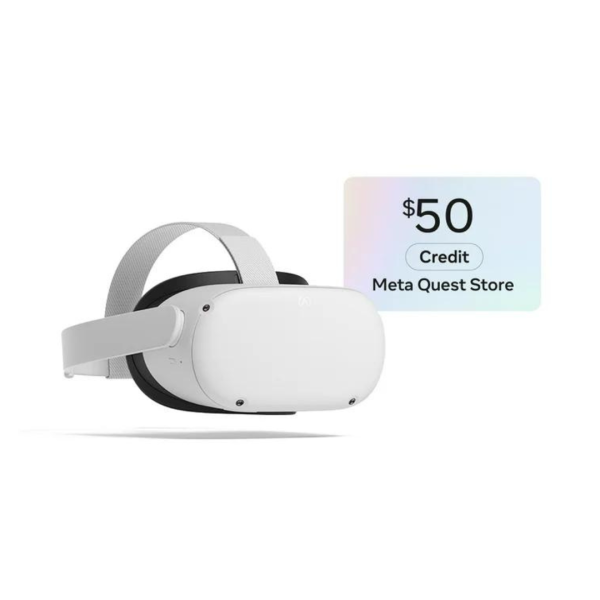 Meta Quest 2 VR Headset + $50 Meta Quest Credit Sale