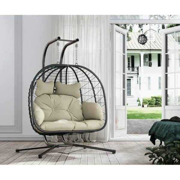 Double Wicker Swing Egg Chair For Cheap