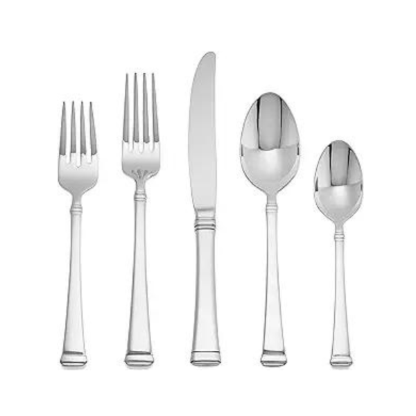 Mikasa Harmony 45-Piece 18 10 Stainless Steel Flatware Set with Serving Utensil Set, Service for 8 Fashion