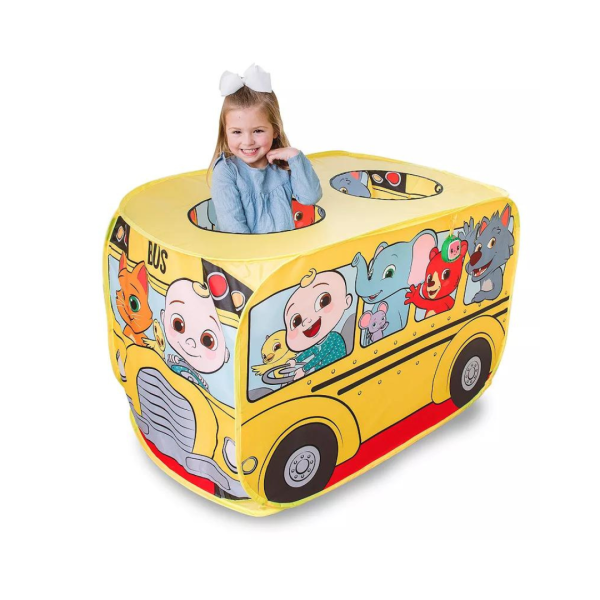 Sunny Days Entertainment Musical Yellow School Bus Pop Up Tent Online Sale