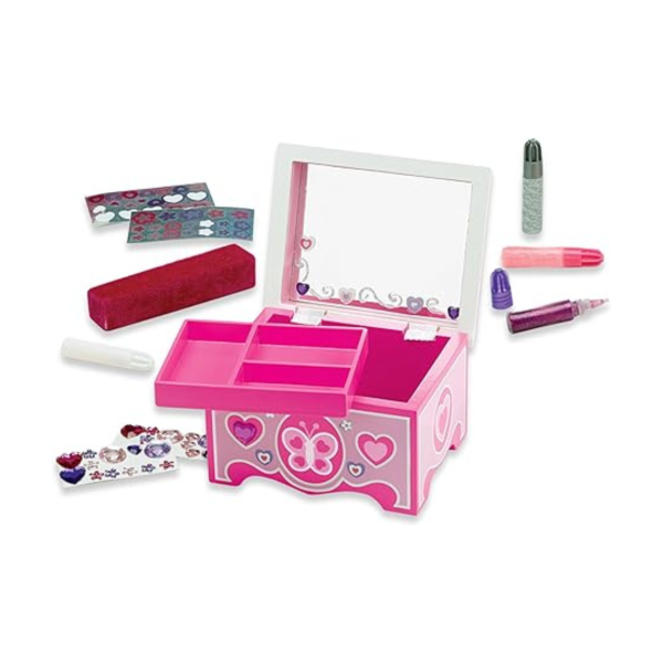 Melissa & Doug Created by Me! Jewelry Box Wooden Craft Kit For Sale