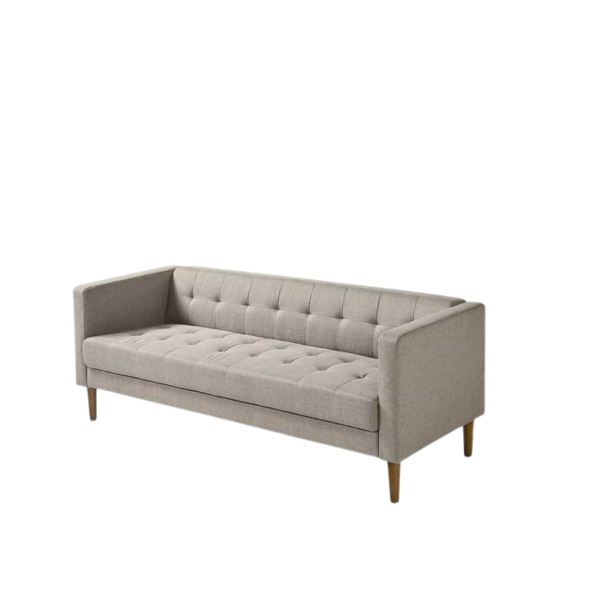 Zinus 73  Woven Paths Pascal Fabric Sofa Couch (Oatmeal) Discount