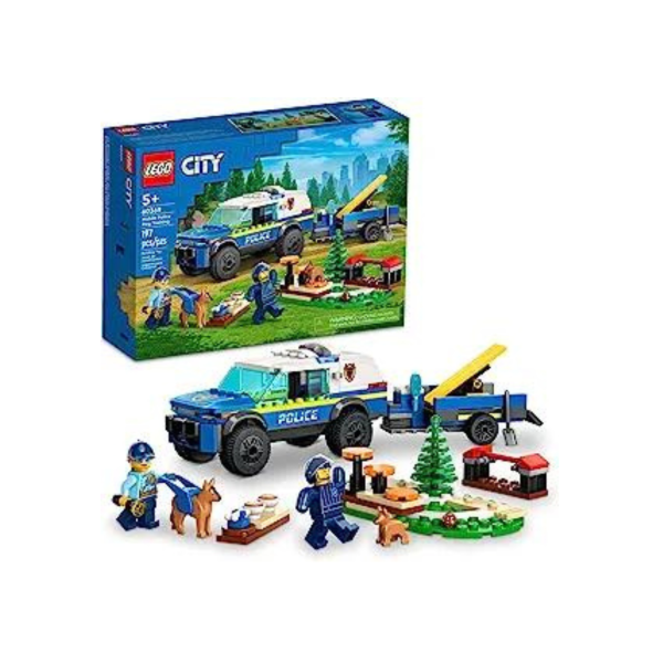 Lego City Mobile Police Dog Training 197 Piece Building Set on Sale