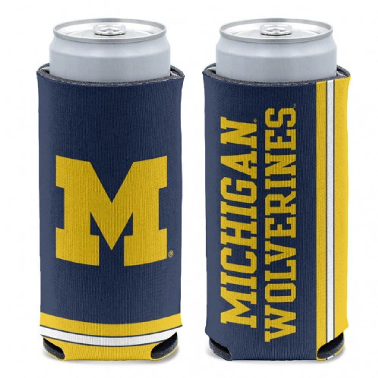 Michigan Wolverines Can Cooler Slim Can Design For Cheap